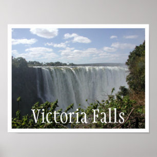 Victoria Falls, Sambia, Simbabwe Poster