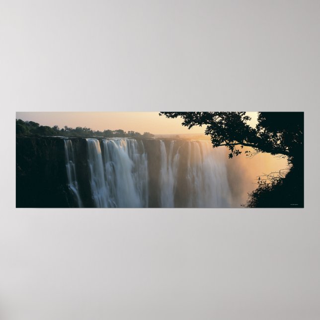 Victoria Falls, Simbabwe, Afrika Poster (Vorne)