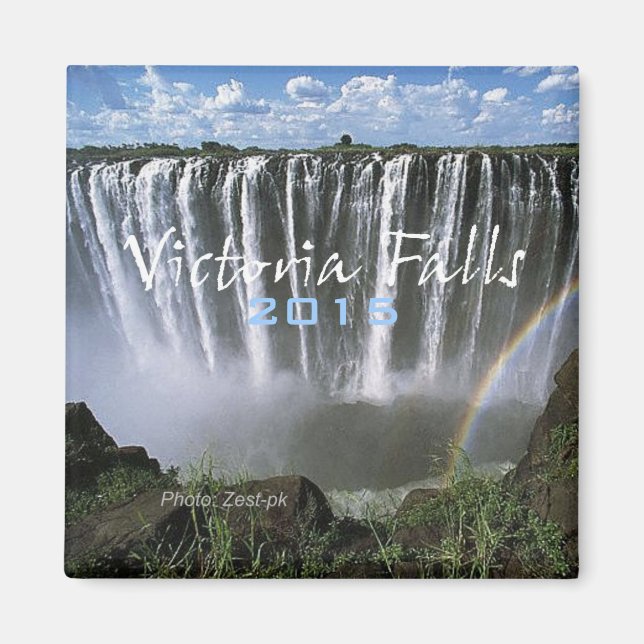 Victoria Falls Souvenir Kühlschrankmagnet Change Y Magnet (Vorne)