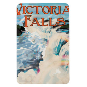Victoria Falls Vintage Reiseposter Magnet