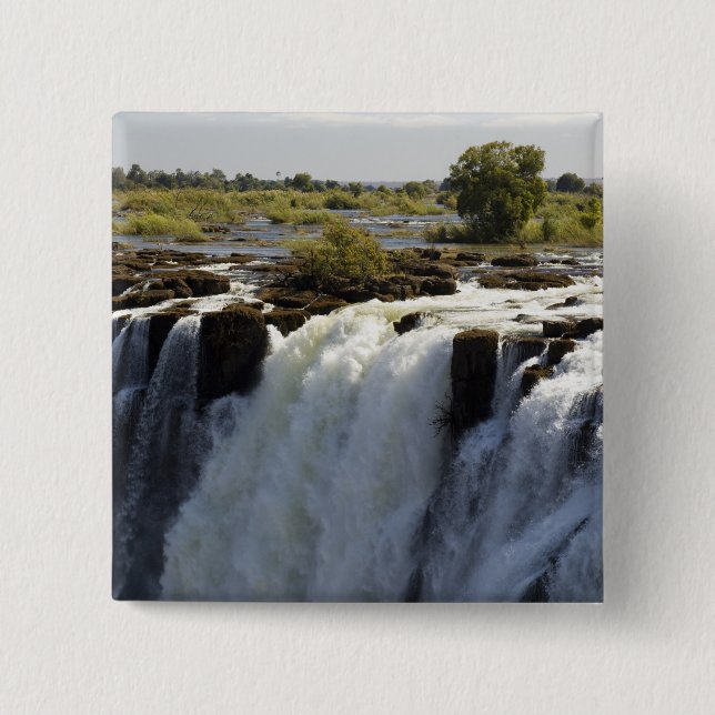 Victoria Falls, Zambesi River, Sambia.2 Button (Vorderseite)