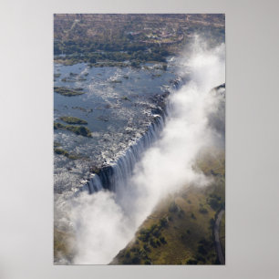 Victoria Falls, Zambesi River, Sambia - Poster