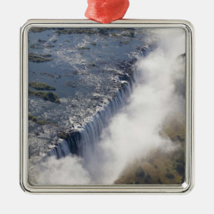 Victoria Falls, Zambesi River, Sambia - Silbernes Ornament