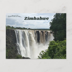 Victoria Falls Zimbabwe Postkarte