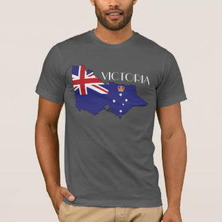 Victoria Flagge-Karte Shirt