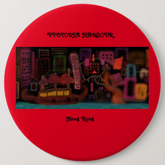 Victoria Harbour, Hong Kong 1960er- Button