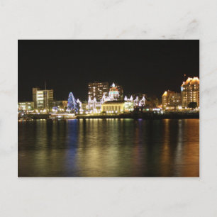 Victoria Harbour Lights Postkarte
