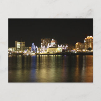 Victoria Harbour Lights Postkarte