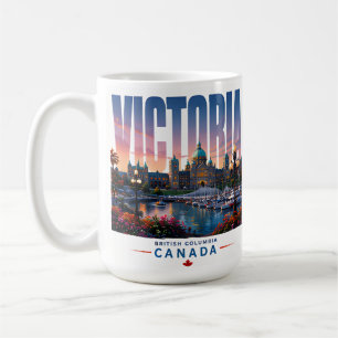 Victoria Kanada Hafen Garten Reise Kaffeetasse
