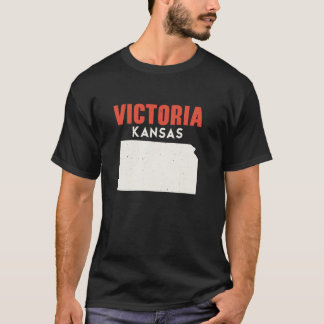 Victoria Kansas USA Staat America Travel Kansan T-Shirt
