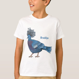Victoria-Krone-Taube-Cartoon T-Shirt