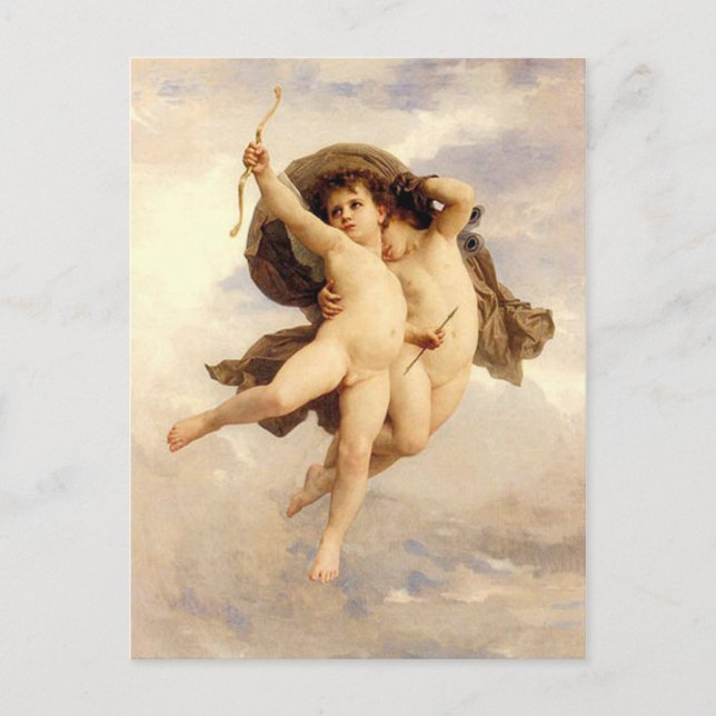 Victoria Liebe von Bouguereau Postkarte (Vorderseite)