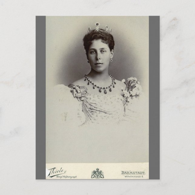 Victoria Melita Grand Duchess Cyril #011D Postkarte (Vorderseite)