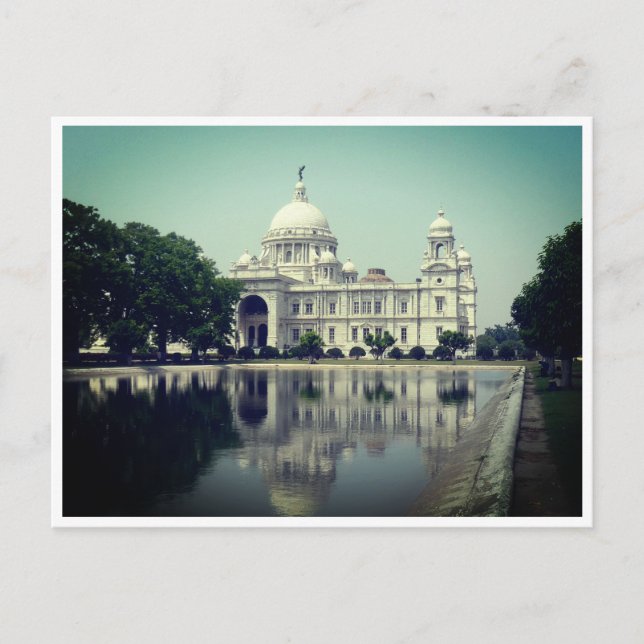 Victoria Memorial Reflections Postkarte (Vorderseite)