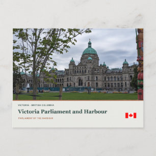 Victoria Parlament und Hafen Postkarte