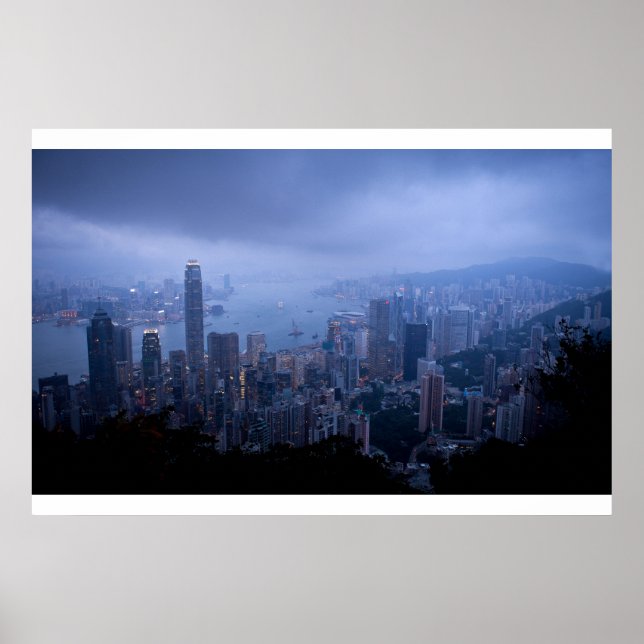 Victoria Peak, Hong Kong. Poster (Vorne)