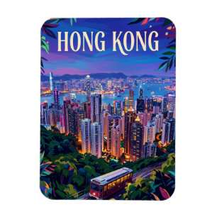 Victoria Peak Hongkong Magnet