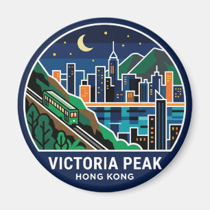 Victoria Peak Hongkong Magnet
