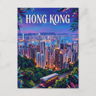 Victoria Peak Hongkong Postkarte