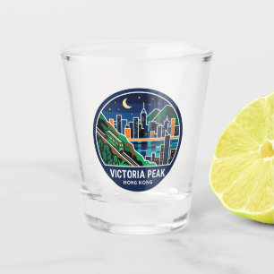 Victoria Peak Hongkong Schnapsglas