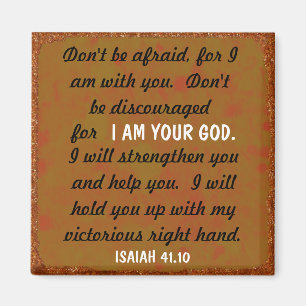 Victoria right hand bible verse magnet
