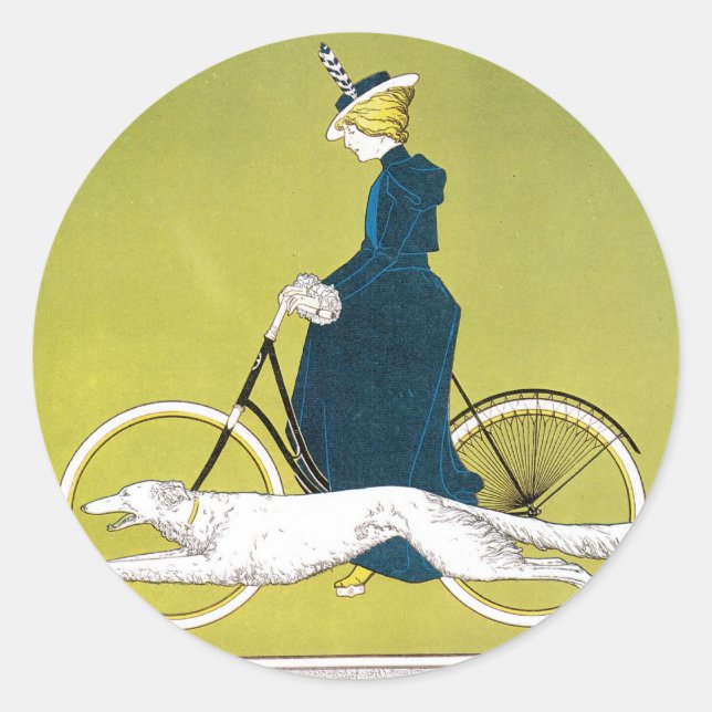 Victoria Runder Aufkleber (Vorderseite)