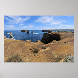 Victoria’s Bay of Islands Coastal Panorama Poster