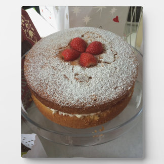 Victoria Sponge Cake Fotoplatte