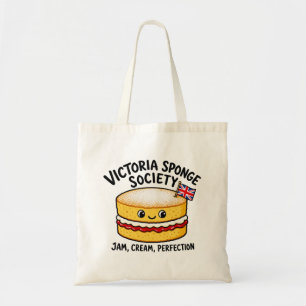 Victoria Sponge Gesellschaft Lustiger Kuchen Tragetasche