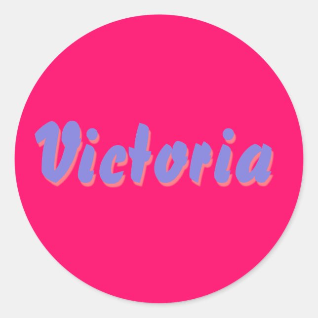 Victoria Stickers (Vorderseite)
