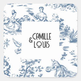 Victoria-Stickers Quadratischer Aufkleber