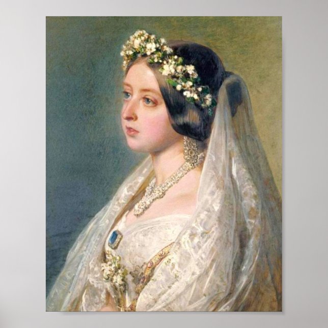 Victoria The Bridge von Franz Xaver Winterhalter Poster (Vorne)