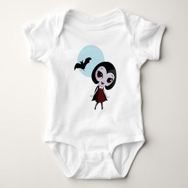 Victoria the Vampire Baby Strampler (Vorderseite)