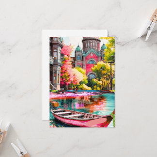 Victoria Travel Art Postcard, Travel Art Postcard, Karte