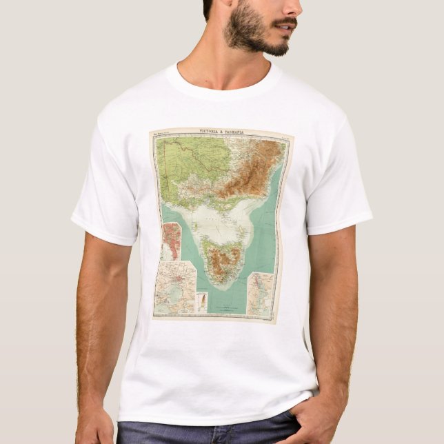 Victoria u. Tasmanien T-Shirt (Vorderseite)