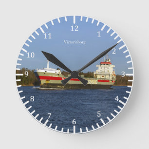Victoriaboratuhr Runde Wanduhr