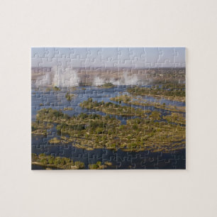 Victoriafälle, Sambesi-Fluss, Sambia - Simbabwe 2 Puzzle