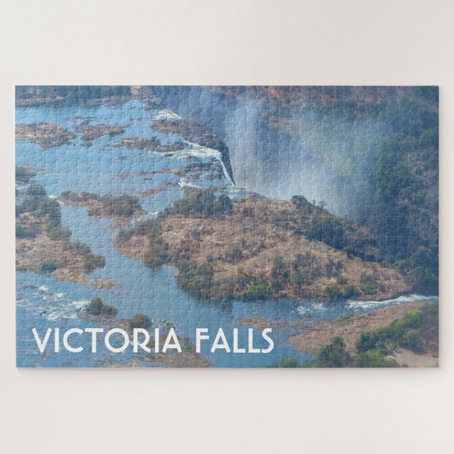 Victoriafälle, Simbabwe, Afrika Puzzle (Horizontal)