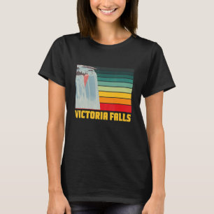 Victoriafälle Simbabwe Wasserfall Souvenir Afrika T-Shirt