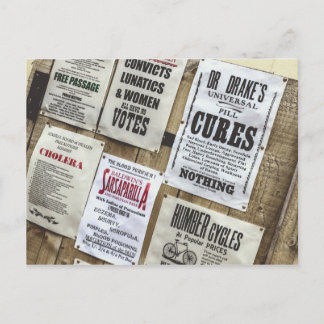 Victorian Advertising Postkarte