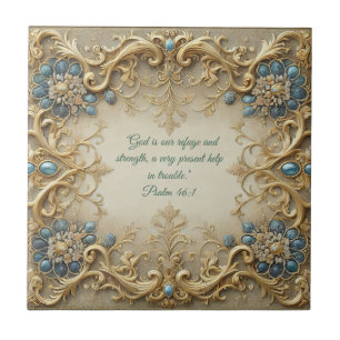 Victorian anpassbare Bibelverse  Fliese