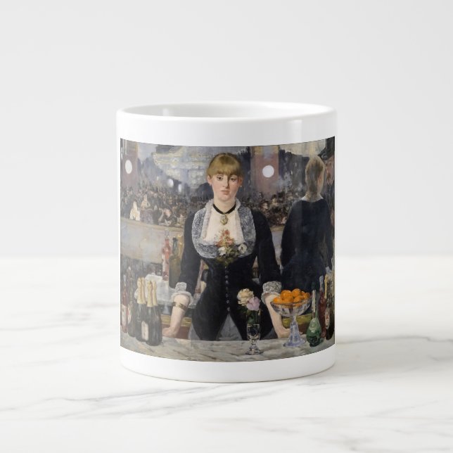 Victorian Bar Girl at Folies Bergere in France Jumbo-Tasse (Vorderseite)