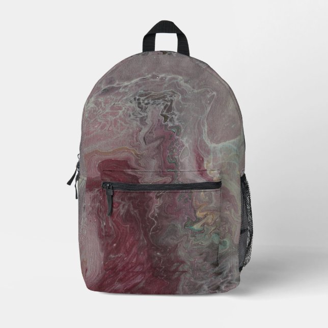 Victorian Blush Print Cut Sew Bag Bedruckter Rucksack (Vorderseite)