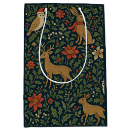 Victorian Christmas Floral Mittlere Geschenktüte