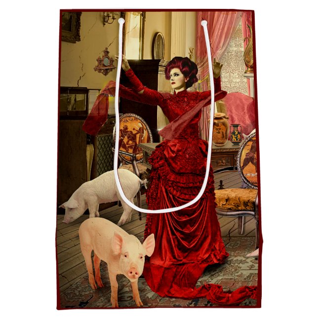 Victorian Circe Mittlere Geschenktüte (Rückseite)