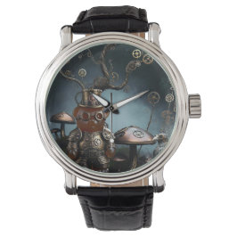 Victorian Clockwork Gummy Bear Mechanical Raven Armbanduhr