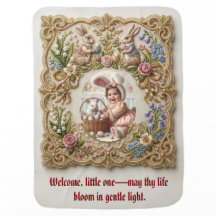 Victorian Easter Welcome • Faux Embroidery