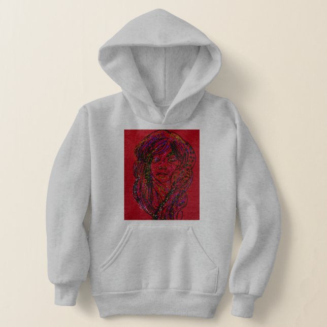 Victorian Era Dreamer Girl  Hoodie (Ablage )