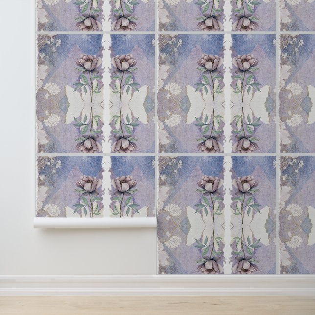 Victorian Floral Romance Tapete (Anwendung)