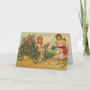 Victorian Flowers For Mom Mother's Day Card Karte